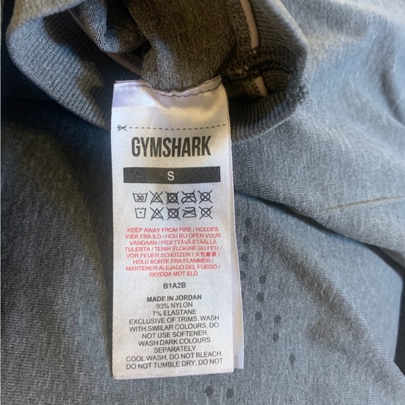 Gymshark Vital Seamless Breathable Lightweight Charcoal Leggings Size Small - Picture 4 of 4